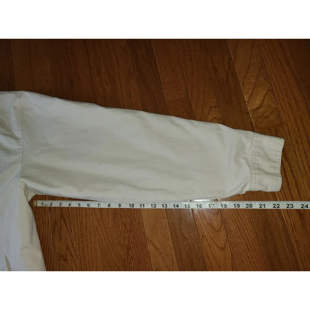 Vtg NWOT‎ Steve & Barry's Jimmy Dee Jacket Men's Size 2XL Ivory 100% Cotton